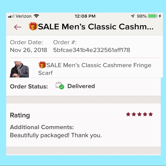 🎊HP🎊 Men’s Classic Cashmere Fringe Scarf - Picture 8 of 8